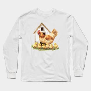 Chicken Lady Long Sleeve T-Shirt